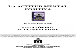 غلاف كتاب LA Actitud Mental Positiva بقلم نابليون هيل غلاف كتاب LA Actitud Mental Positiva بقلم نابليون هيل